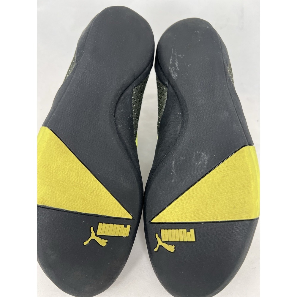 Puma Climbing Shoes EU 39 US 8.5 Gray Green Yellow Lace Up Rock Climb - Picture 8 of 9